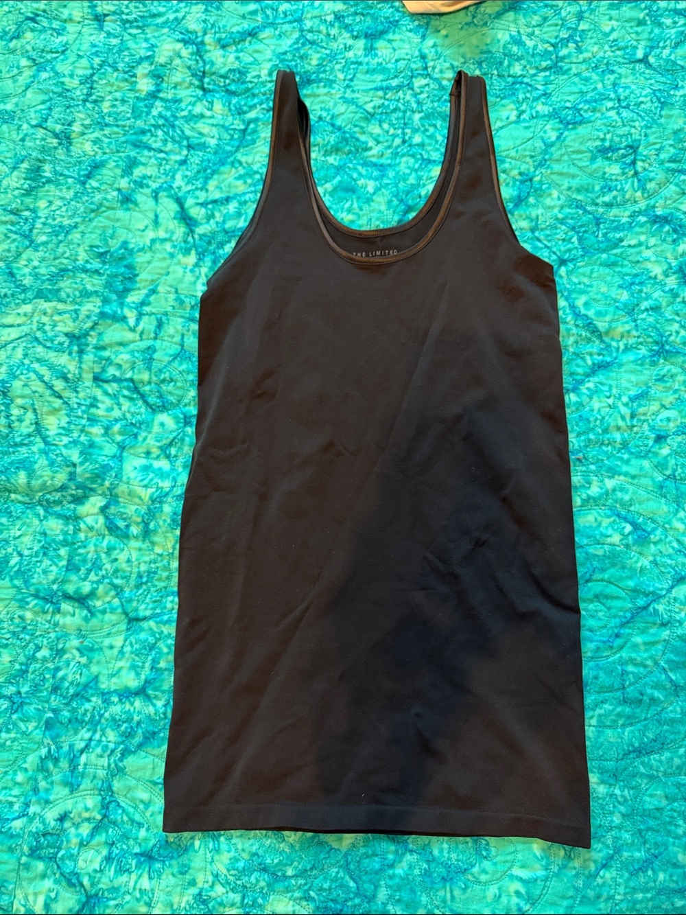 The Limited Black Scoop Neck Tank Top